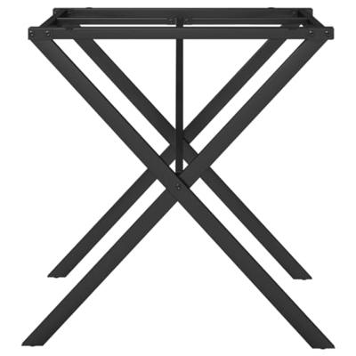 Eettafelpoten X-frame 70x70x73 cm gietijzer