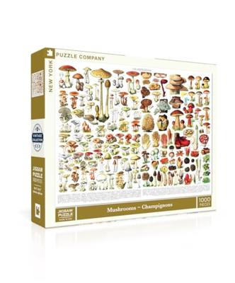 New York Puzzle Company Paddenstoelen ~ Champignons - 1000 stukjes