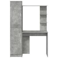 Bureau 2 pcs Beton Grijs - thumbnail