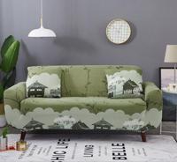 Sofa covers all-inclusive slip-resistente sectionele elastische volledige Bank cover sofa cover en kussensloop specificatie: twee Seat2 + pc's kusse - thumbnail