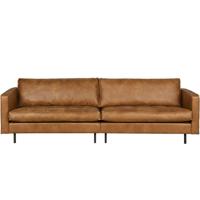 WOOOD Bank 'Rodeo Classic' 3-zits, kleur cognac - thumbnail