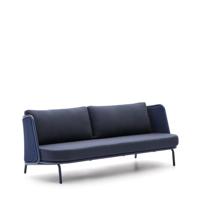 Kave Home 3-zits Loungebank 'Sedalis' Touw, kleur Donkerblauw - thumbnail