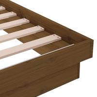 Bedframe massief hout honingbruin 75x190 cm 2FT6 Small Single - thumbnail