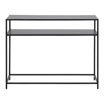 Bendt Sidetable 'Lua' metaal 100cm, kleur Zwart Bendt Sidetable 'Lua' metaal 100cm, kleur Zwart