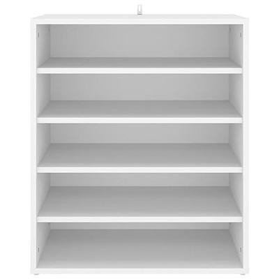 VidaXL Schoenenkast 60x35x70 cm bewerkt hout wit