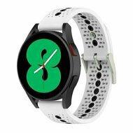 Dot Pattern siliconen bandje - Wit - Huawei Watch 4 (pro) / 3 (pro) / Ultimate Dot Pattern siliconen bandje - Wit - Huawei Watch 4 (pro) / 3 (pro) / Ultimate