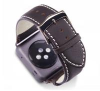 dbramante1928 Copenhagen Apple Watch bandje 38 / 40 mm grijs / donkerbruin - thumbnail