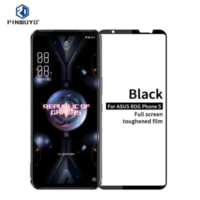 Voor ASUS ROG Phone 5 PINWUYO 9H 2.5D Full Screen Tempered Glass Film (Zwart)