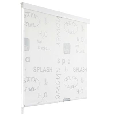 VidaXL Rolgordijn voor douche 80x240 cm splash