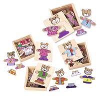 Eichhorn houten puzzel beer 20 stuks - thumbnail