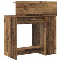 Bureau met opbergruimte met plank Oud Hout 90 x 48 x 101,5 cm - thumbnail