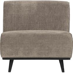 WOOOD Bank 'Statement' 1-zits Element, Rib, kleur Clay