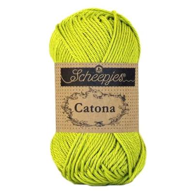 Scheepjes Catona 50g - 245 Green Yellow