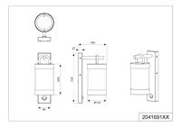 Trio Klassieke buitenlampSambesi met sensor - 204169124 - thumbnail