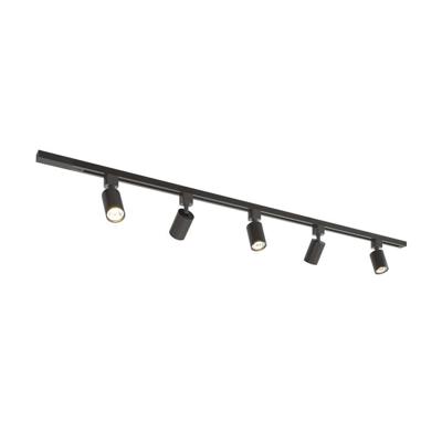 Taros Railverlichting Pakket - Recht - 1,5 m rail - 5 railspots - Incl. RGBWW GU10 - IP20 - Modulair - 230V