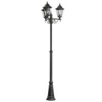 Eglo Klassieke buitenlantaarnNavedo 3-lichts zwart zilver - 93465 - thumbnail