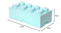 Room Copenhagen LEGO Storage Brick 8 Blauw opbergdoos - thumbnail