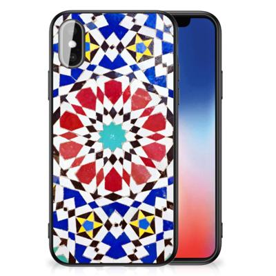 iPhone X | Xs Marmeren Print Telefoonhoesje Mozaïek