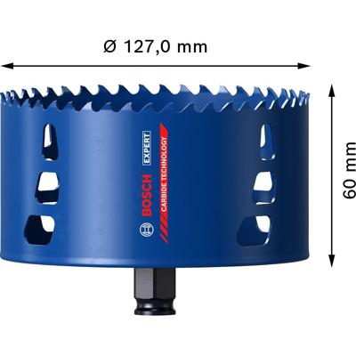 Bosch Professional EXPERT Tough Material gatzaag 127mm - 2608900443