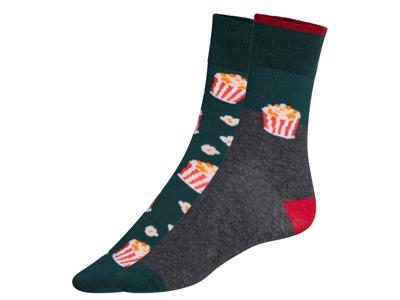 2 paar sokken (Groen, 35-38)