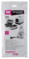 FPI 5362 Hygiënische kattenbakvulling Bella Prima Nip Ferplast 12 stuks - thumbnail