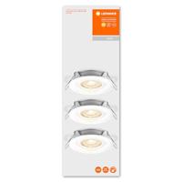 LEDVANCE 4058075617780 LED-inbouwlamp Set van 3 stuks LED LED vast ingebouwd 4.9 W Wit - thumbnail