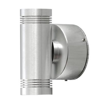 KonstSmide Led wandspotMonza 2x1w - 3000K 12,5cm metaalgrijs - 7929-310