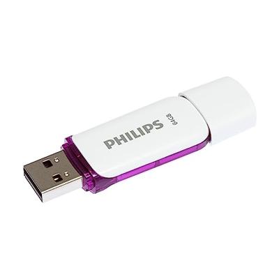 Philips FM64FD70B USB flash drive 64 GB USB Type-A 2.0 Paars, Wit Philips FM64FD70B USB flash drive 64 GB USB Type-A 2.0 Paars, Wit
