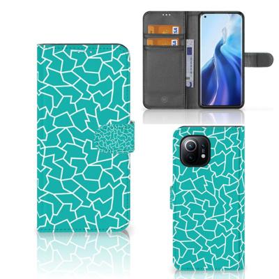 Xiaomi Mi 11 Hoesje Cracks Blue