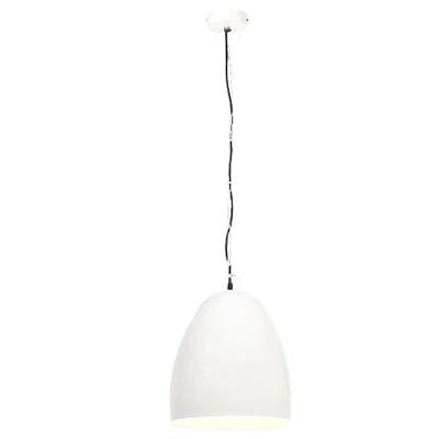 VidaXL Hanglamp industrieel rond 25 w e27 42 cm wit
