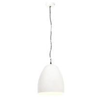 Hanglamp industrieel rond 25 W E27 42 cm wit - thumbnail