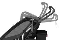 THULE fiets-kinderkar "chariot sport 2 double". bicycle trailer chariot sport double - thumbnail