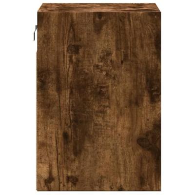 Tv-wandmeubels met LED 2 st 41x31x45 cm gerookt eikenkleurig