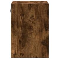 Tv-wandmeubels met LED 2 st 41x31x45 cm gerookt eikenkleurig - thumbnail