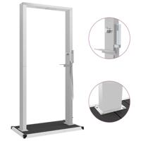 vidaXL Buitendouche met bak HKC roestvrij staal - thumbnail