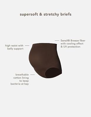 Noppies Nisa Naadloze Sensil Zwangerschapsslip Coffee Bean