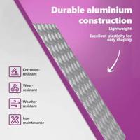 VidaXL Trap tread rechthoekig 2 pcs zilver 100 x 50 cm aluminium - thumbnail