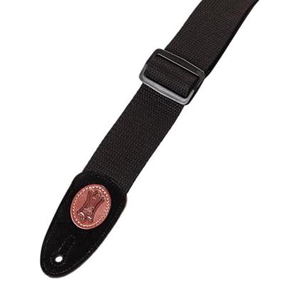 Levys Leathers MSSC8-BLK katoenen gitaarband, zwart