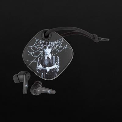 Draadloze oordopjes - Konix - Wednesday - Smartphones en tablets - 6 uur batterijduur + 22 uur oplaadcase - IPX4 waterbestendigheid - Zwart