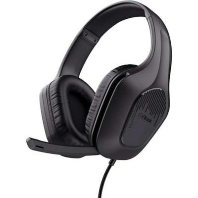 Trust GXT415 ZIROX Over Ear headset Kabel Stereo Zwart Gamen