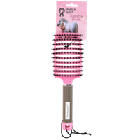 Paardenpraat Horse Supreme Borstel roze - thumbnail