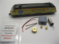 micromotor NF019C N ombouwset voor Fleischmann SBB Re 460, BLS Re 465 - thumbnail