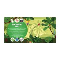 Lantaarn Publishers Wie woont hier? in de jungle flapjesboek - thumbnail