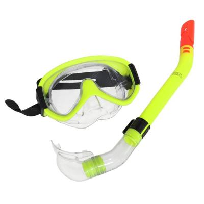 Snorkelset Pro Geel voor Volwassenen