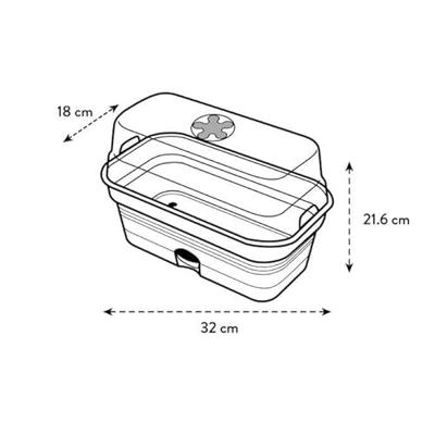 Elho Green basics kweektray all-in-1 M 32cm blad groen - thumbnail