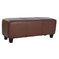 Kruk DKD Home Decor Bruin Aluminium Teakboom 120 x 46 x 41 cm 120 x 41 x 46 cm - thumbnail