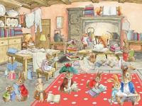 New York Puzzle Company Puzzel Peter Rabbit's Book Club - 1000 stukjes - thumbnail