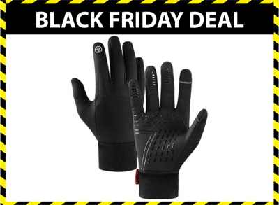 FlinQ Premium Handschoenen - Zwart - L - Water en Winddicht FlinQ Premium Handschoenen - Zwart - L - Water en Winddicht