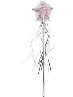 Fee staf zilver met sliertjes