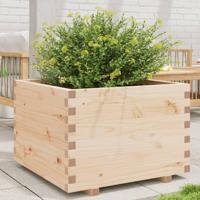 Plantenbak 70x70x49,5 cm massief grenenhout - thumbnail